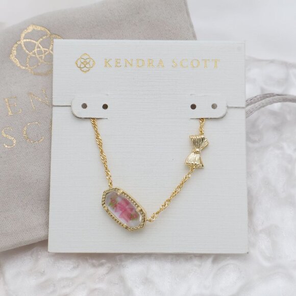 Kendra Scott Jewelry - Kendra Scott - Elisa Bow Gold Rosa Beaux Necklace - new